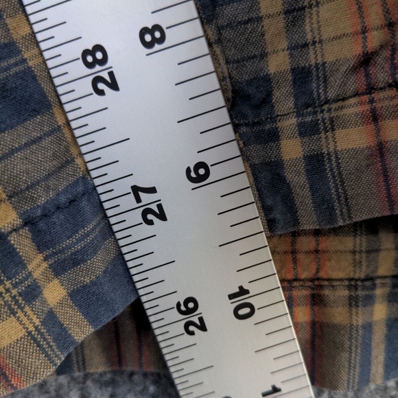 Eddie Bauer Men's Chino Shorts Multicolor Plaid Size 38 100% Cotton Slash Pocket - Picture 9 of 11